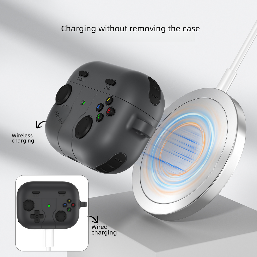 Retro Game Console Case for Wireless Earbuds