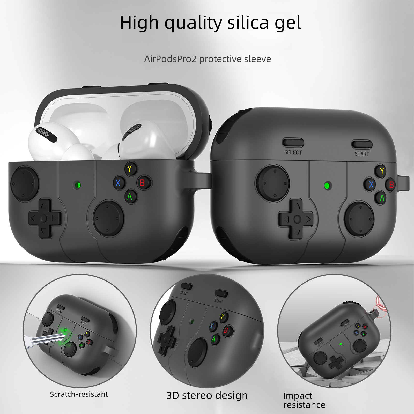 Retro Game Console Case for Wireless Earbuds